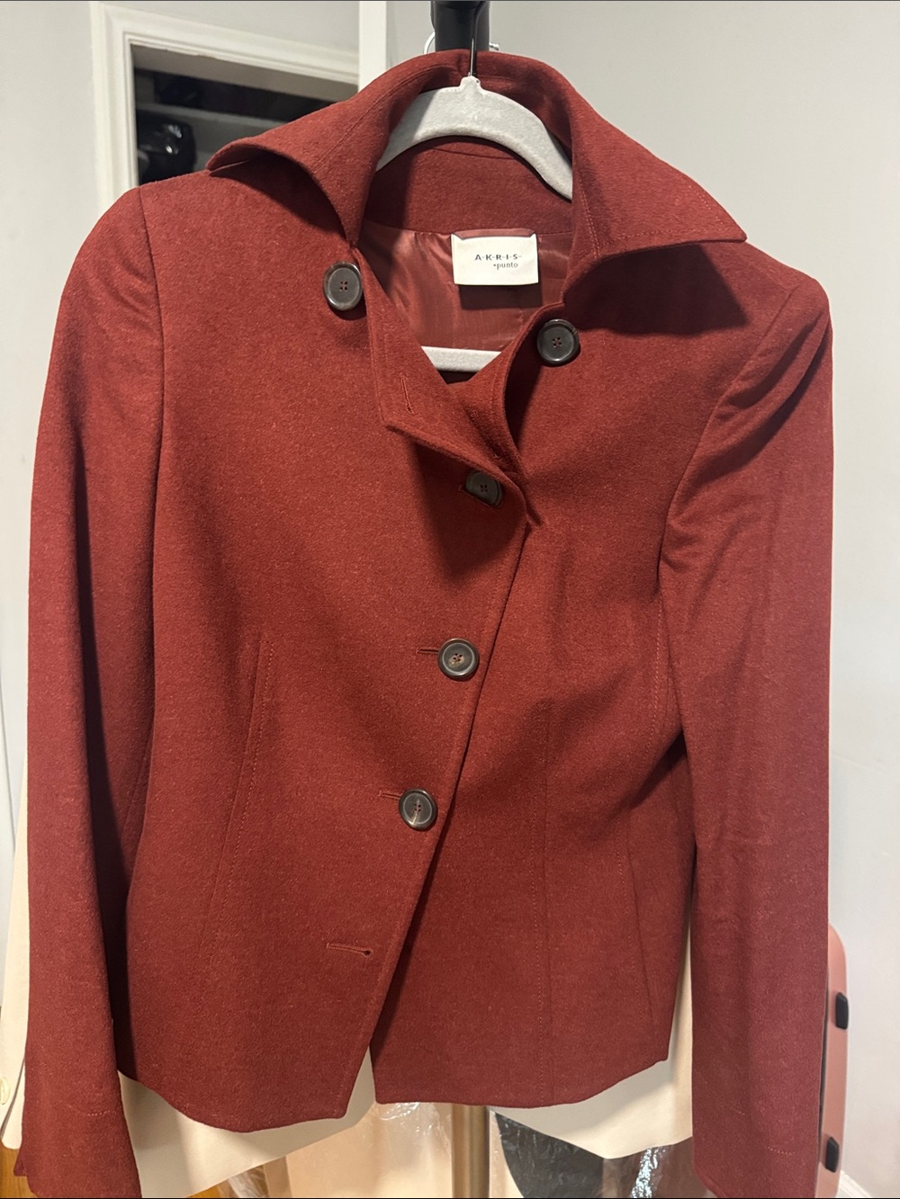 Akris Punto Women's Rust Blazer Jacket